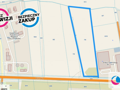 Działka Dębogórze ul. Rumska