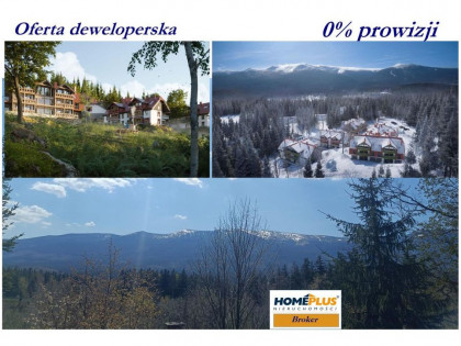 0%, widok na Szrenicę, w pobliżu parku DINO