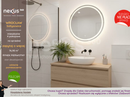 4 pok. mieszkanie, bardzo ustawne pokoje