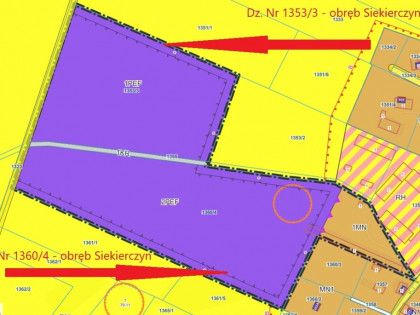 Przetarg - obręb Siekierczyn