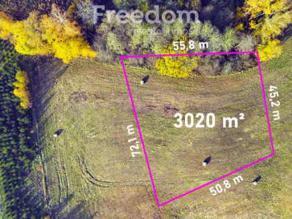 Piękna działka z widokiem na jezioro i WZ