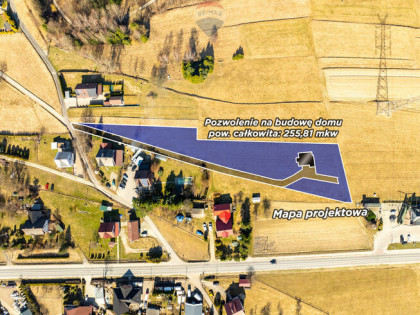 Widokowa działka z pozwoleniem na budowę Naprawa