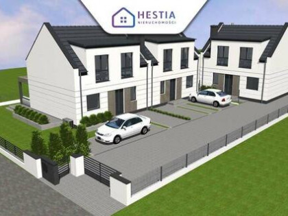 Bliźniak w Dobrej, 2 miejsca park., ogród