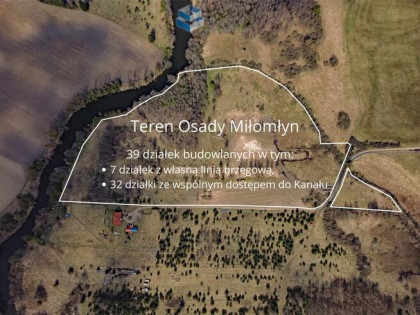 Działka budowlana Miłomłyn, Miła