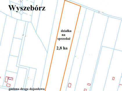 Wyszebórz działka inwestycjna z warunkami 2,6 ha