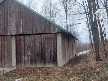 Duża działka z budynkiem gospodarczym – 80 arów, Sędziszowa