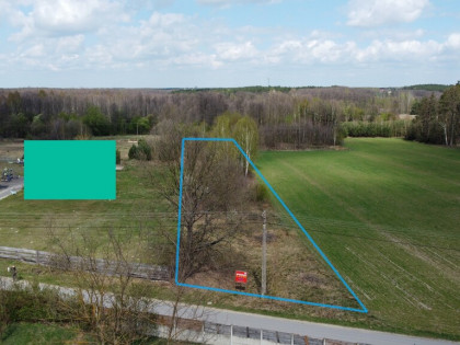 Działka budowlana 3000 m2 w Siekierce gm. Chotcza