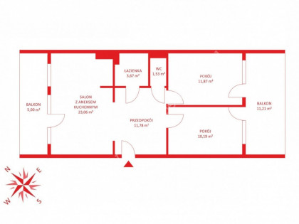 Mieszkanie Gdańsk Ujeścisko ul. Przemyska