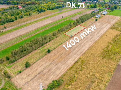 Spokojna działka 1400 m² | Skotniki | Media | WZ