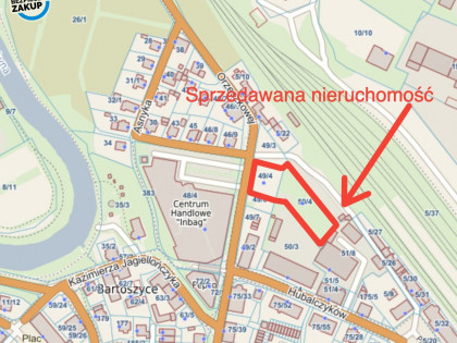 Działka Bartoszyce ul. Orzeszkowej