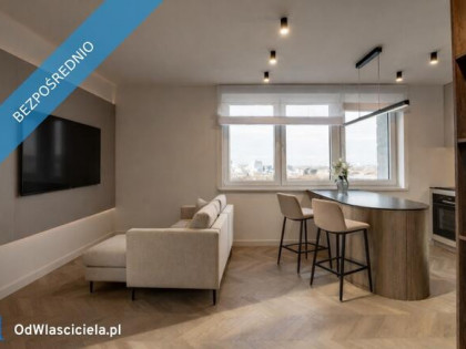 Apartament z fenomenalnym widokiem na panoramę bezpośrednio nad Wisłą