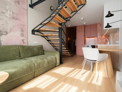 NOWY loft blisko CENTRUM, salon, sypialnia, m.parkingowe