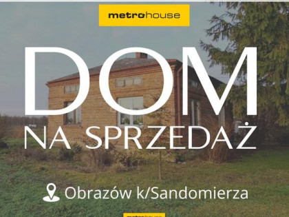 Dom parterowy na dużej działce w Obrazowie