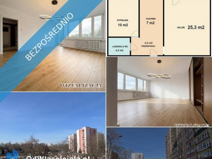Sprzedam mieszkanie |Sosnowiec |Centrum |ul. Jagiellońska |mieszkanie dwupokojowe 51,35 m²