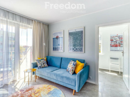 Apartament 2 pokoje Penelopa Silver – balkon
