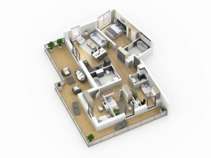Wiosenna promocja!5-pokojowy apartament z tarasem
