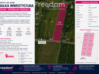 DZIAŁKA INWESTYCYJNA 0,7575 HA – WILCZOPOLE