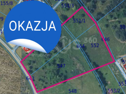 Zawonia – działki pod dewelopera | 1,88 ha
