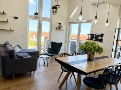 Loftowy apartament 87,53 m²| taras |Przecław