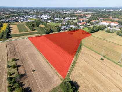Atrakcyjny teren inwestycyjny pod zabudowę usługową o powierzchni 3,291 ha w Oświęcimiu