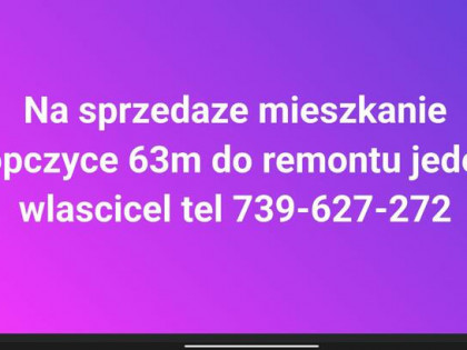 Sprzedam mieszkanie podkarpacie