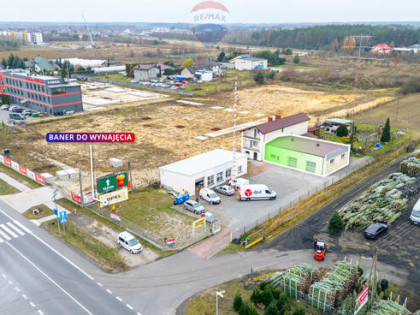 Lokal przy trasie E7 pod serwis, usługi, magazyn