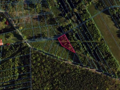 Działka budowlana 1821 m² przy lesie – os. Herby- Sieradz