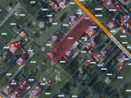 Działka Rydułtowy ul. Kazimierza Przerwy-Tetmajera