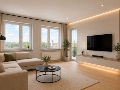 Słoneczne 2 pokoje, jasna kuchnia, balkon
