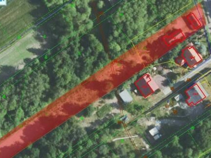 Działka 1,20 ha w Izbiskach