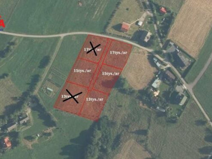 Działka budowlana Skomielna Biała gm. Lubień