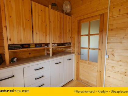 Nowy drewniany domek i 2000m2 działki budowlanej
