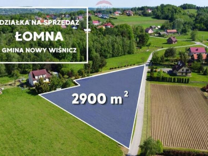 DZIAŁKA BUDOWLANA 2900 m² | ŁOMNA | NOWY WIŚNICZ