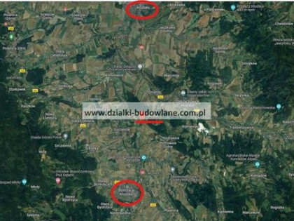 zadrzewiona działka w górach