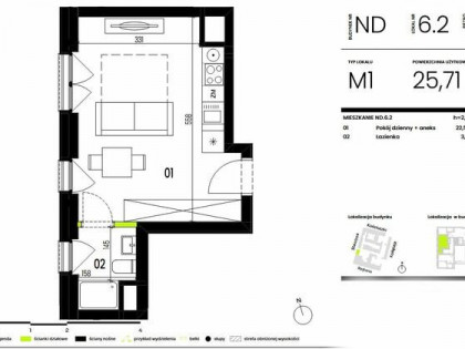 Piekna kawalerka w topowej lokalizacji idealna pod wynajem z ogrzewaniem miejski