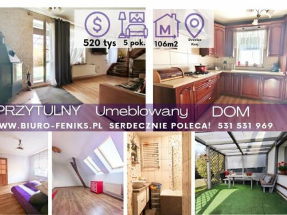 Koniecznie zobacz!Przytulny dom z garażem, tarasem