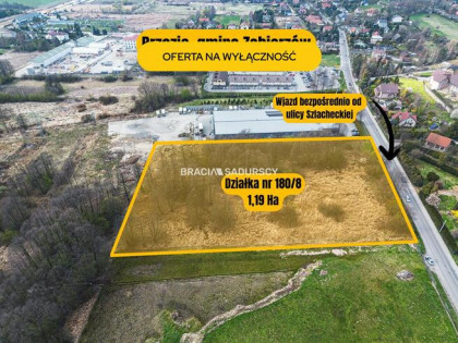 Działka inwestycyjna Brzezie gm. Zabierzów, Szlachecka
