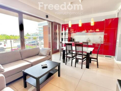 Apartament w Baltic Park Plaża z narożnym tarasem.