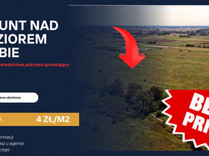 Działka rolna niezabudowana nad jeziorem
