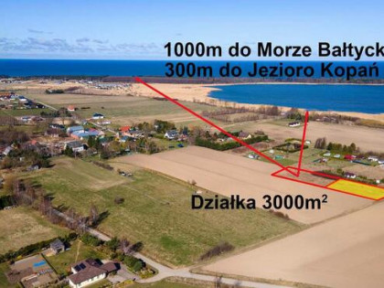 Działka budowlana Kopań gm. Darłowo