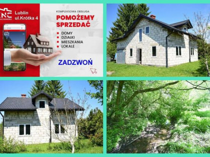 Dom do wykończenia graniczący z rz. Ciemięgą
