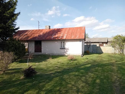 Działka 35 arów, dom do rem. 2 bud. gosp. 18 km od Lublina