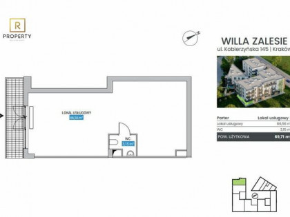 Lokal | 69,71 m2 | Miejsce postojowe w garażu