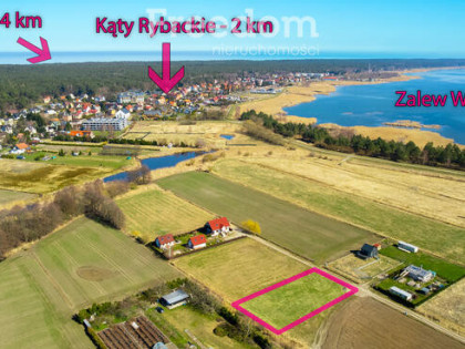 Działka budowlana na dwa domy - Zalew i Bałtyk !