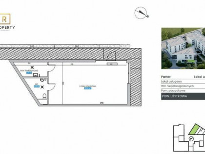 Lokal | 74,22m2 | Miejsce postojowe w garażu