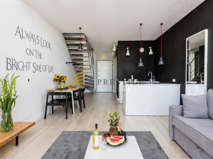 Dwupoziomowy loft 67 m² | Qbik Loft |