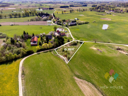 Działka budowlana, 2900 m2, media, ładny widok