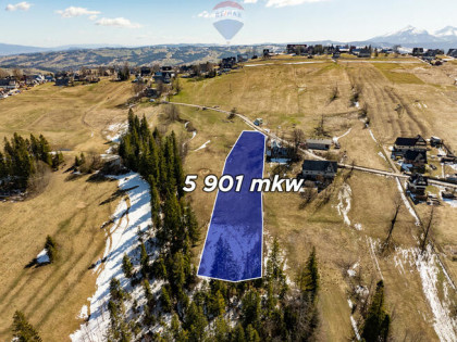 Sierockie | działka 5901m2 | WZtka 4 domy