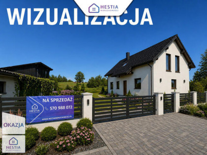 Nowy dom 140 m², działka 3200 m², Sierpowo