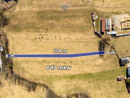 DZIAŁKA BUDOWLANA CHOCHOŁÓW | 647m2